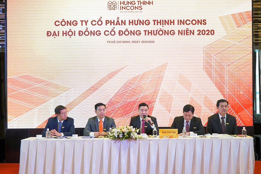 Hưng Thịnh Incons tổ chức thành công Đại hội đồng Cổ đông thường niên 2020